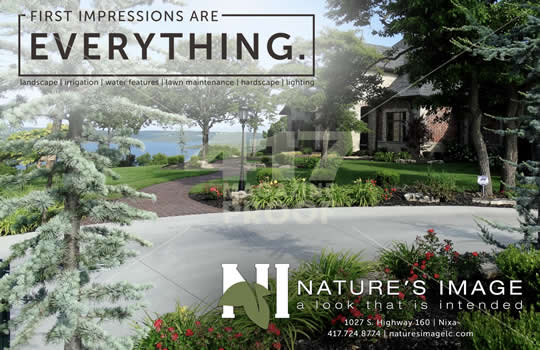 Nature's Image Landscape Contractors Springfield, MO - advertisement in 417 Magazine - 2017-09