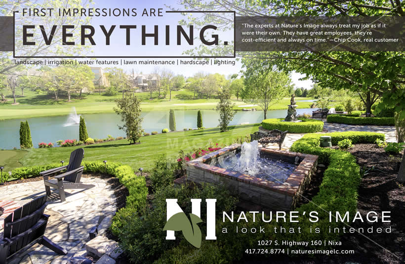 Natures Image Landscape Contractors Springfield, MO - advertisement in 417 Magazine - 2017-09